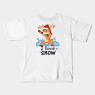 Christmas quotes with fox design Kids T-Shirt